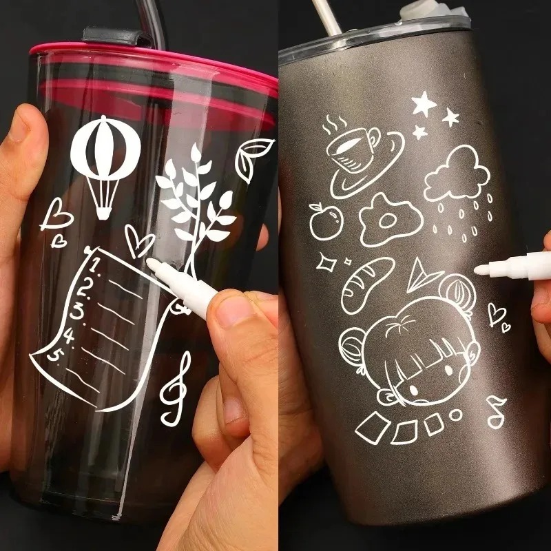 5-50PCS White Liquid Chalk Pen - огляд і ціна Copic Marker Sketch