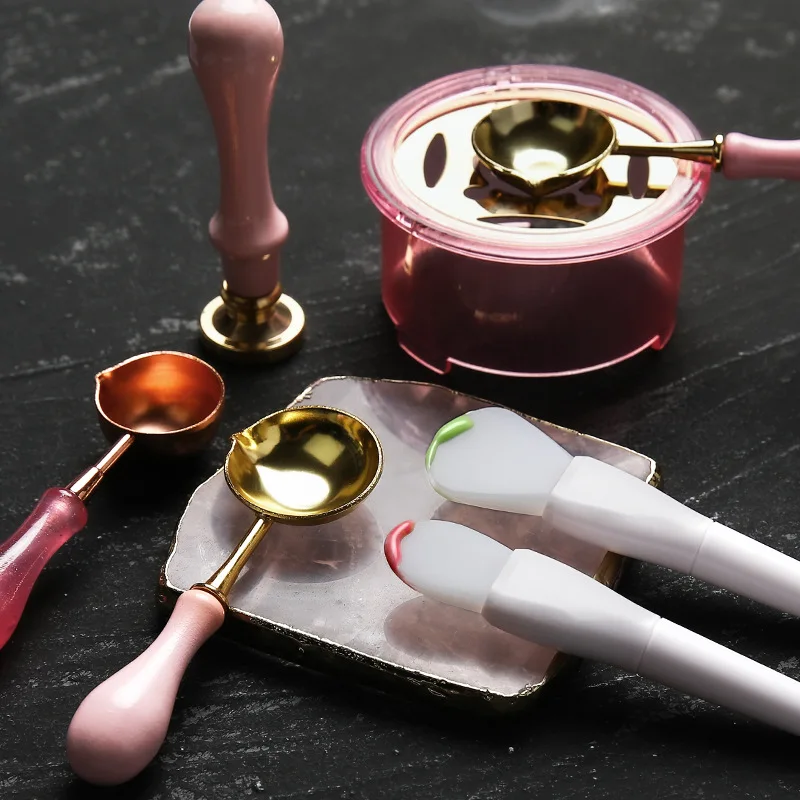 Wax Seal Silicone Wax Lacquer  - огляд і ціна Wax Seal Stamp Set