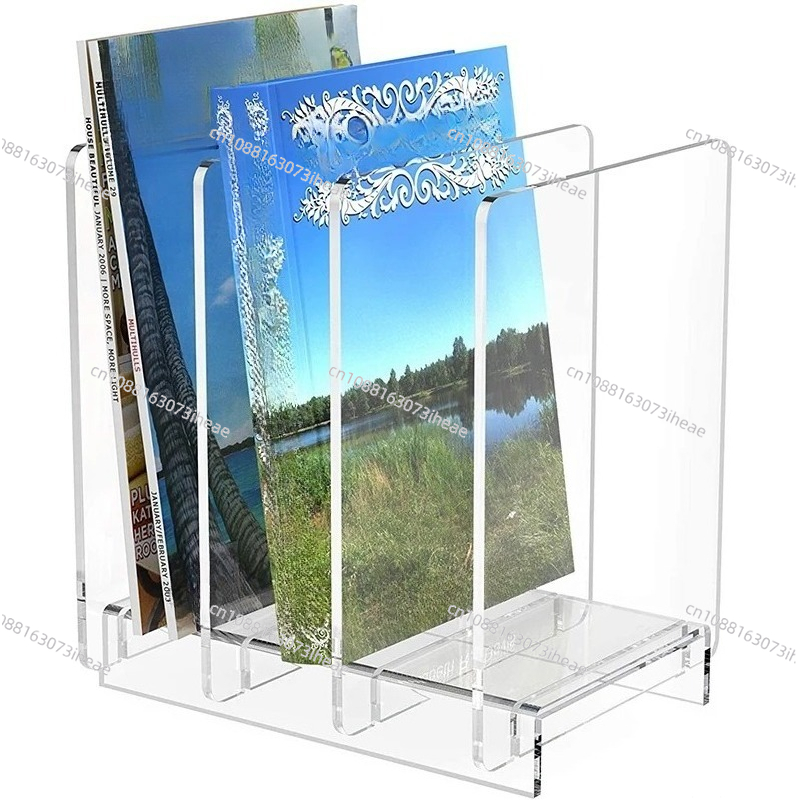 Clear Acrylic Magazine Holder  - огляд і ціна Magazine Holder Rack
