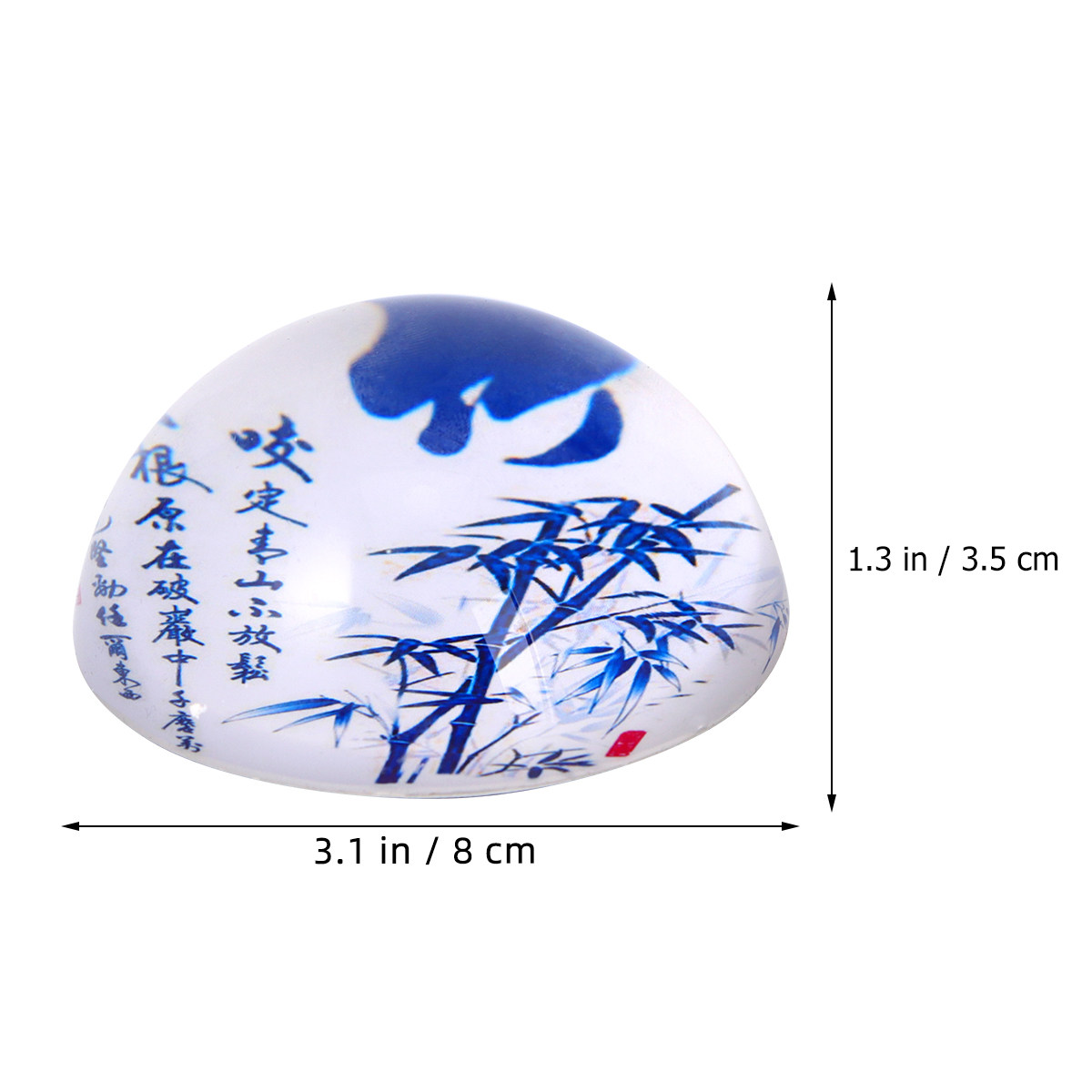 70Mm Glass Steel Crystal Hemis - огляд і ціна Paper Weight Crystal